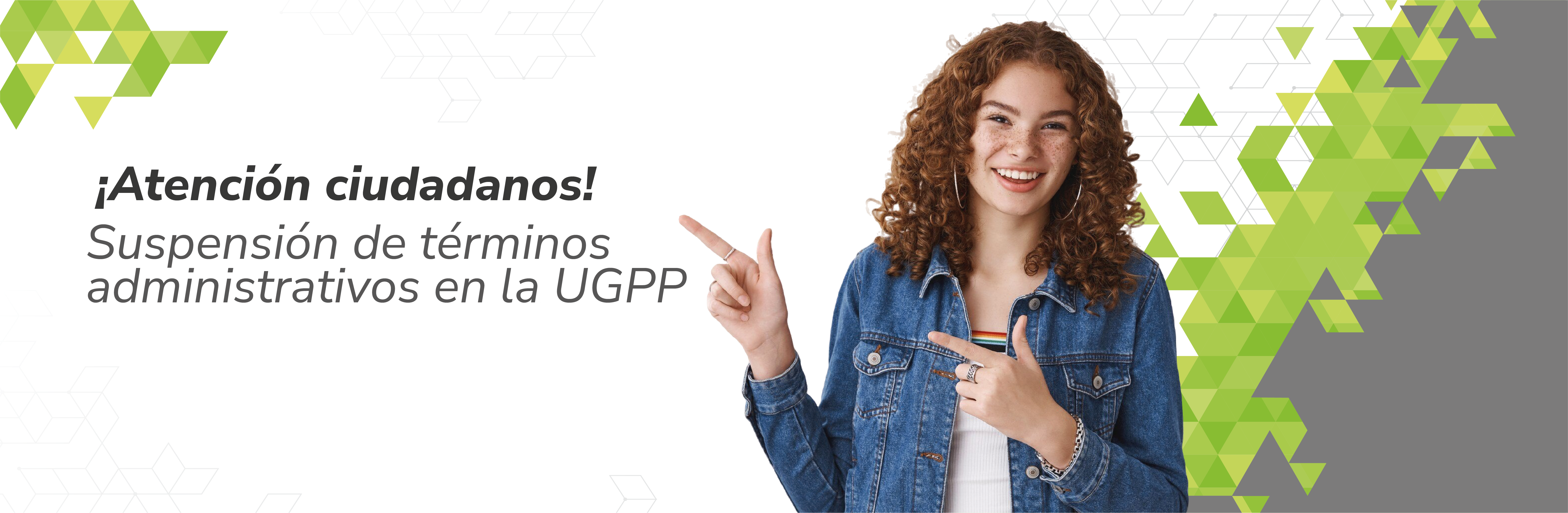 Suspensión de términos administrativos UGPP